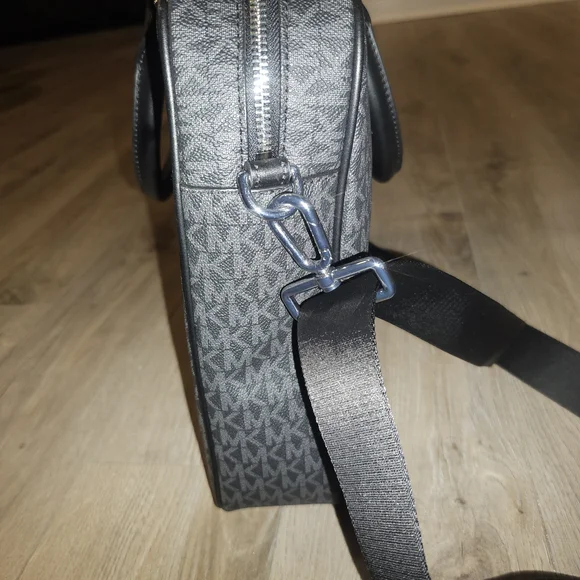 Michael Kors Graphite and Ebony Laptop Bag